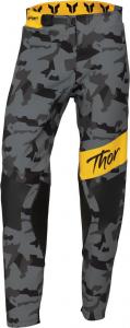 Мотоциклетные штаны Thor sportmode shadow для женщин, Grey/Black/Yellow