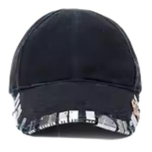 Alexander Wang Хлопковая бейсболка унисекс черная, Black