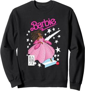 Толстовка Barbie - Running Fashionably Late, черная