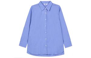 Рубашка женская небесно-голубая Uniqlo