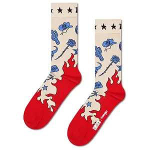 Носки Happy Wrangler heartland crew, белый