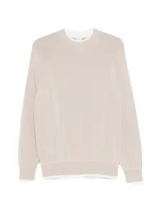 Футболка с эффектом многослойности Eleventy, нейтральный