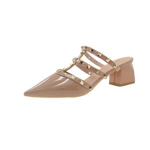 Тихие женские сандалии с закрытым носком PARK DANCE, Black