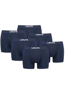 Комплект из 6 трусов-боксеров Levi's Solid. Мужские трусы-боксеры. Нижнее белье из органического хлопка.