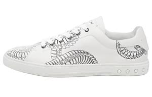 TOD'S Низкие стильные скейтерские кроссовки мужские белые