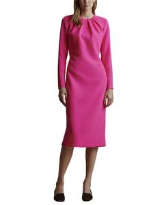 Адам Липпс Минтон шерстяное платье Adam Lippes, розовый