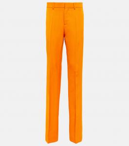 Прямые брюки Gilmar с низкой талией Petar Petrov, Burnt Orange