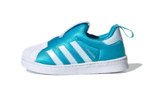 Слипоны Adidas Originals Superstar Series Toddler Shoes Baby с полосками, голубой