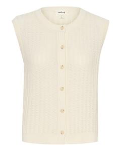 Вязаный жилет SOAKED IN LUXURY Susanna, Wool White