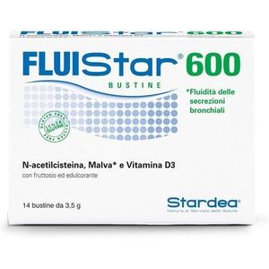 Fluistar 600 Успокаивающий и успокаивающий эффект. Респираторное здоровье. Натуральное происхождение. Мальва. Витамин D. Stardea