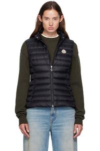 Пуховый жилет Игена Moncler, черный