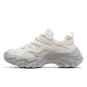 CAMEL Амортизирующие, износостойкие, легкие и дышащие низкие треккинговые туфли женские Ivory White/Microchip Gray, цвет Ivory White/Microchip Gray