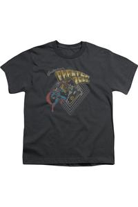 Футболка с коротким рукавом для детей "Superman Zod Greetings" Gildan, Charcoal