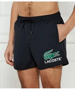 Пляжные шорты Regular fit Lacoste, черный