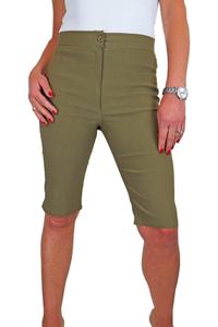 Шорты узкого кроя выше колена Paulo Due, зеленый