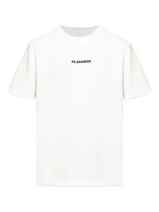 Футболка с принтом логотипа Jil Sander, белый