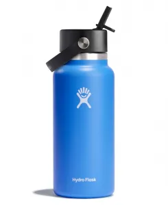 Бутылка объемом 0,9 л с широким горлышком и гибкой крышкой-соломинкой Hydro Flask, Cascade