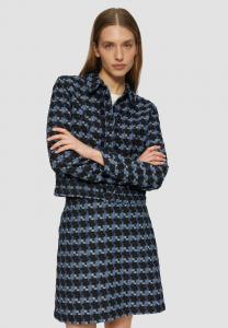 Летняя куртка MIT FRANSEN AN DER KNOPFLEISTE s.Oliver, черный