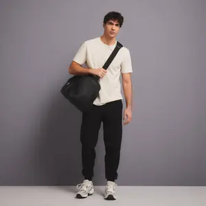 Мужские Boomerang Sportcasual Длинные брюки, чёрный