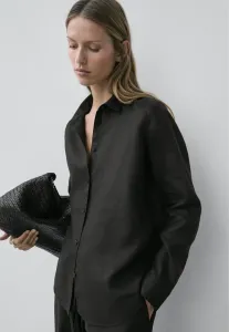 Свободная рубашка Massimo Dutti, Black