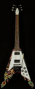 Epiphone Inspired by Gibson Custom Series Limited Jimi Hendrix "Love Drops" Flying V - Один из 2200 экземпляров в мире