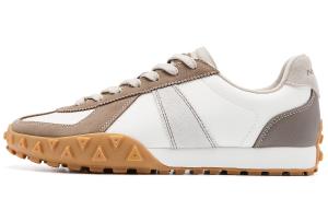 Амортизирующие Сбалансированные Износостойкие Легкие Противоскользящие Низкие Повседневные Туфли Женские Цвет Слоновая Кость Орех QIAODAN