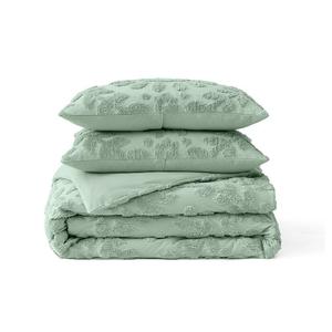 Комплект одеял Peri Chenille Laurel с накладками, цвет Sage