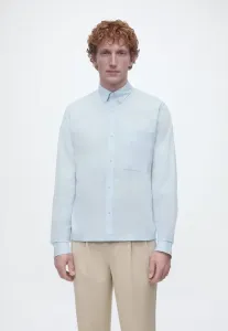 Изящная укороченная рубашка-оксфорд с длинными рукавами. Lindbergh, Lt Blue