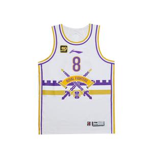 LINING Баскетбольная майка CBA Collection мужская стандартная белая