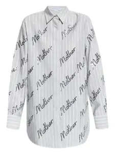 Полосатая рубашка, украшенная пайетками STELLA MCCARTNEY