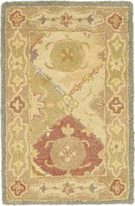 SAFAVIEH Antiquity Collection ковер 61 x 92 см Multi / Beige AT316A ручной работы традиционный восточный премиум шерстяной