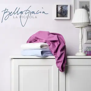 Простыня Bella Gracia La Piccola 90х190-200 см, топпер 10 см, выбор цвета: 0126 трюфель Formesse