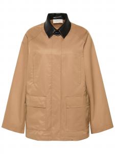 Calvin Klein Jeans Куртка для межсезонья в светло-коричневом цвете