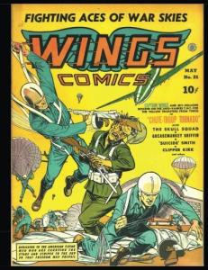 Wings Comics #21: Golden Age War Comic 1942 (CreateSpace Independent Publishing Platform)