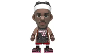 AcePlayer Фигурка в масштабе джерси версии Miami Heat Jimmy Butler черного цвета из коллекции MoneyBall NBA