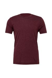 Однотонная футболка Triblend с круглым вырезом и короткими рукавами Bella + Canvas, красный