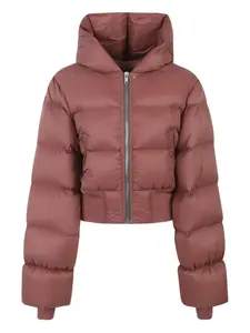 Куртка с капюшоном Rick Owens, розовый