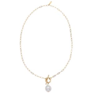 Ожерелье из 18-каратного желтого золота с пресноводным жемчугом Кассис, 18,5 дюйма Pompeii2, 18K Yellow Gold