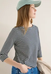 Топ с длинными рукавами gestreiftes Cecil, Blau