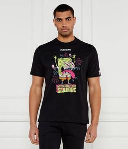 Футболка айсберг x губка боб Regular fit Iceberg, черный