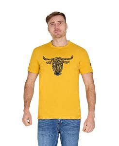Футболка YFC Word Bull Head Raging Bull, Yellow