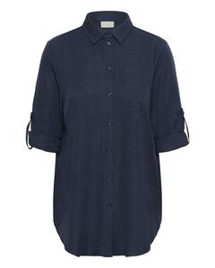 Блуза KAFFE CURVE, темно-синий