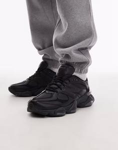 Кроссовки унисекс 9060 в тройном черном цвете New Balance