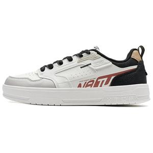 XTEP Нескользящие износостойкие низкие кроссовки для скейтбординга мужские белые серые черные