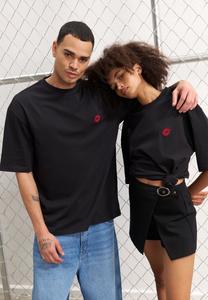 Футболка с принтом Unisex YOURTURN, черная