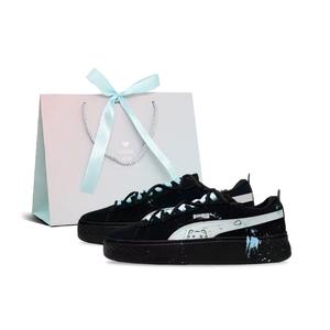 PUMA Smash Platform Gloomy Kitten низкие скейтерские кроссовки женские black