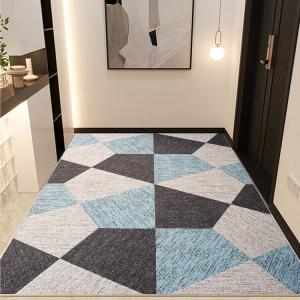 Budis Ковер 60х90 см для прихожей/ванной, абсорбирующий и нескользящий, с геометрическим рисунком