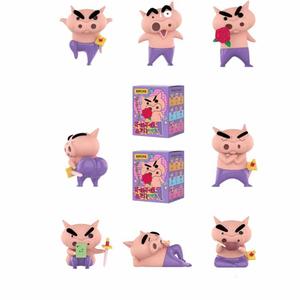Слепая коробка Crayon Shinchan Buriburizaemon's Everyday Ignore, одиночная слепая коробка/полный набор 8 шт 52TOYS