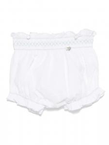 Блумеры с контрастной строчкой Paz Rodriguez, белый