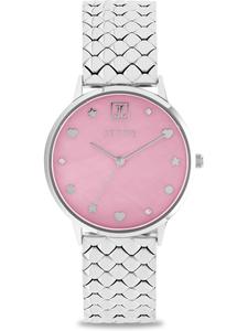 JETTE Серебряные аналоговые часы